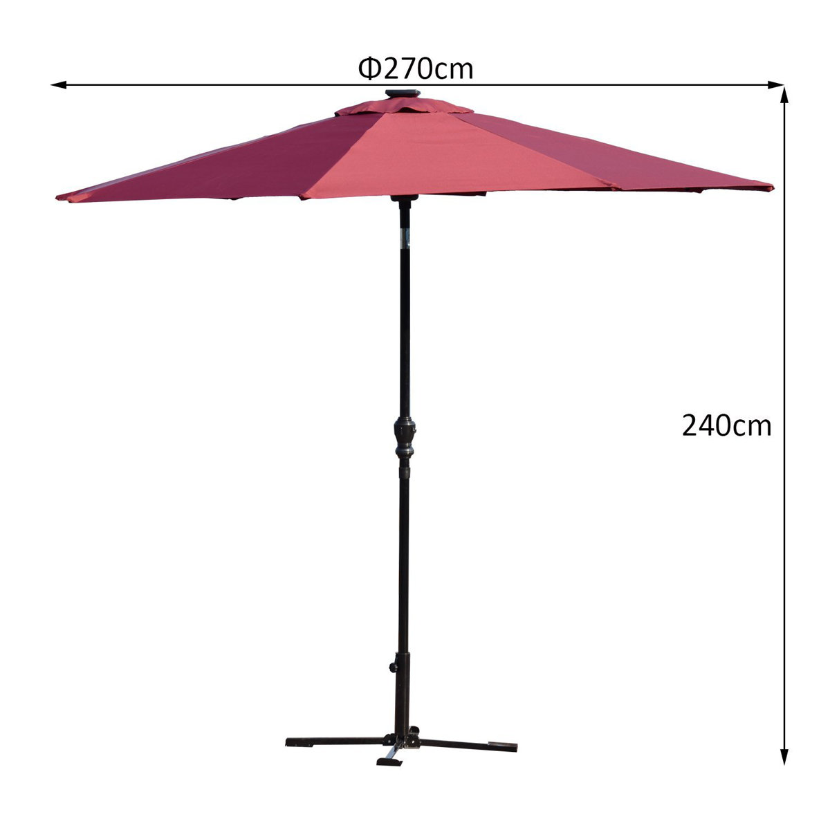 Sol 27 Outdoor Outdoor 2.7m Traditional Parasol & Reviews Wayfair.co.uk